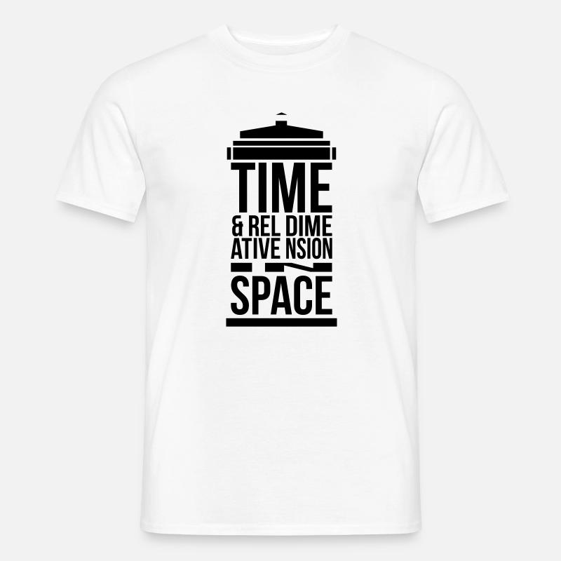 tardis - T-shirt uomo - bianco