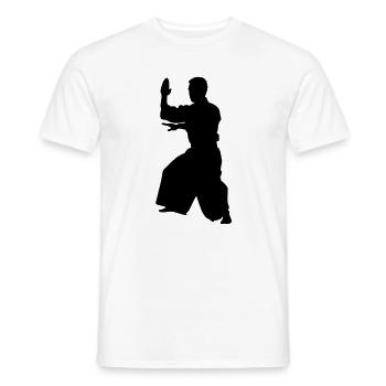 Aikido  - T-shirt homme - blanc - Devant - AI Model Male 178 dark (178cm)