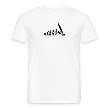 ws01 windsurf evolution - Männer T-Shirt - Weiß - Vorne - AI Model Male 178 dark (178cm)