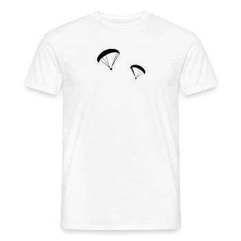 Gleitschirm,Paraglider,Paragliding,Fliegen,Drachen - Männer T-Shirt - Weiß - Vorne - AI Model Male 178 dark (178cm)