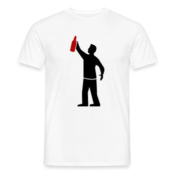 Trinken Party Bier - Männer T-Shirt - Weiß - Vorne - AI Model Male 178 dark (178cm)