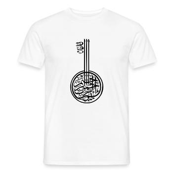 Art Arabe - Men's T-Shirt - white - Front - AI Model Male 178 dark (178cm)