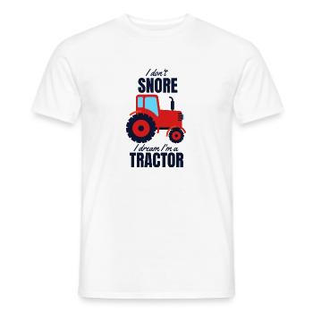 tractor - Men's T-Shirt - white - Front - AI Model Male 178 dark (178cm)