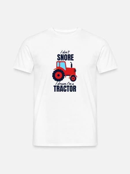 Traktor - Männer T-Shirt - Weiß