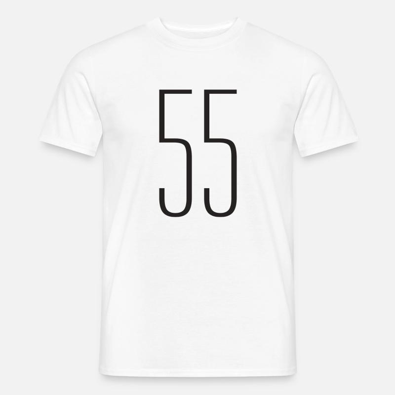55 - Männer T-Shirt - Weiß
