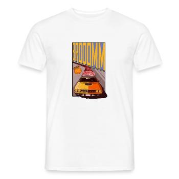 Route 666 - Men's T-Shirt - white - Front - AI Model Male 178 dark (178cm)