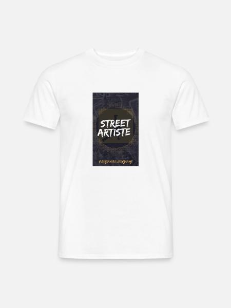 Ursprünglicher Straßenkünstler - Männer T-Shirt - Weiß