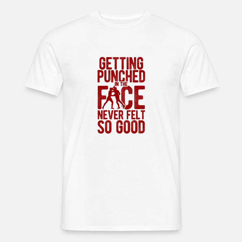 Kickboxing - Männer T-Shirt - Weiß