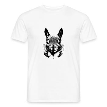 Squirrel - Men's T-Shirt - white - Front - AI Model Male 178 dark (178cm)