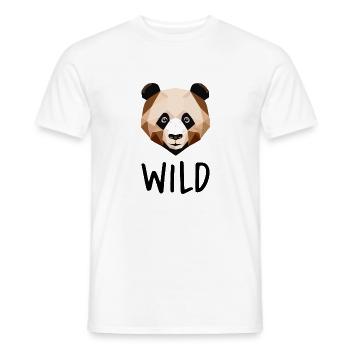Wildnis - Männer T-Shirt - Weiß - Vorne - AI Model Male 178 dark (178cm)