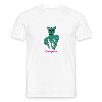 Octopuss - Männer T-Shirt - Weiß - Vorne - AI Model Male 178 dark (178cm)