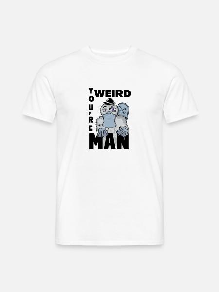 Lustig, du bist seltsam Schnabeltier Urban Comics Pop Art - Männer T-Shirt - Weiß