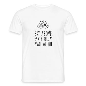 Cooler Yoga Spruch Geschenk Yogi - Männer T-Shirt - Weiß - Vorne - AI Model Male 178 dark (178cm)