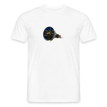 Power the turbine - Men's T-Shirt - white - Front - AI Model Male 178 dark (178cm)