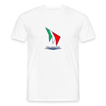 ITALNAUTIC SAILING BRAND - Männer T-Shirt - Weiß - Vorne - AI Model Male 178 dark (178cm)