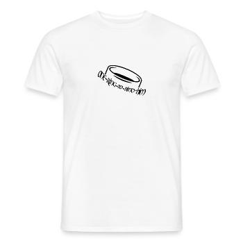 One ring to bind him (a, 1c) - Männer T-Shirt - Weiß - Vorne - AI Model Male 178 dark (178cm)