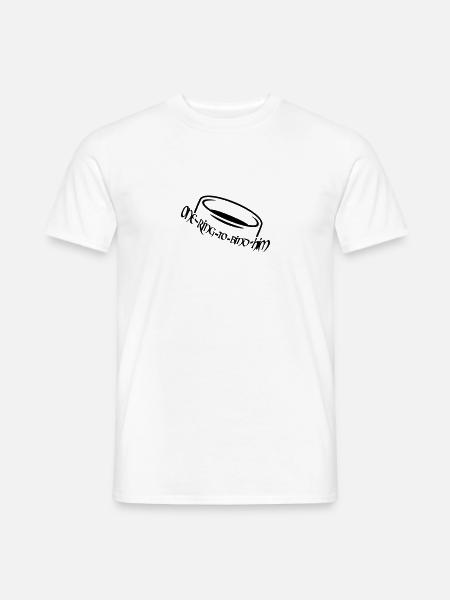 Én ring til at binde ham (1c) - Mænd T-shirt - hvid
