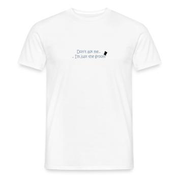 Don't ask me.. - T-shirt homme - blanc - Devant - AI Model Male 178 dark (178cm)