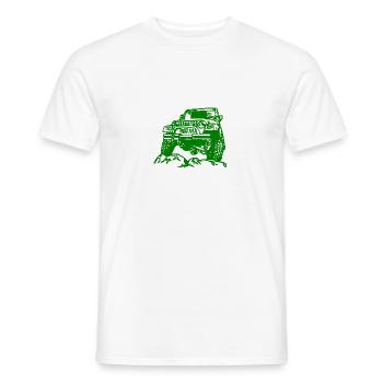 Jeep - T-shirt homme - blanc - Devant - AI Model Male 178 dark (178cm)