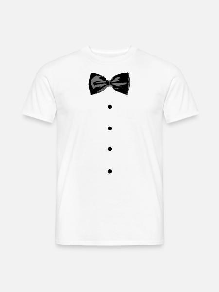 tenue nœud - T-shirt homme - blanc