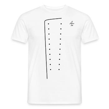 Le meilleur Chef - Tenue de cuisinier - T-shirt homme - blanc - Devant - AI Model Male 178 dark (178cm)