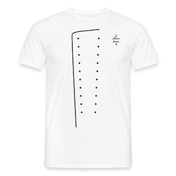 Le meilleur cuisinier - Tenue de cuisinier Toque - T-shirt homme - blanc - Devant - AI Model Male 178 dark (178cm)