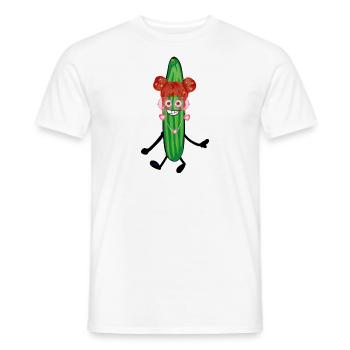 Girly,gurke,rothaarig, Herzen, Herz, frau - Männer T-Shirt - Weiß - Vorne - AI Model Male 178 dark (178cm)