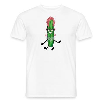 Girly,gurke,schlager, Herzen, Herz, frau - Männer T-Shirt - Weiß - Vorne - AI Model Male 178 dark (178cm)