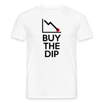 Buy The Dip - T-shirt homme - blanc - Devant - AI Model Male 178 dark (178cm)