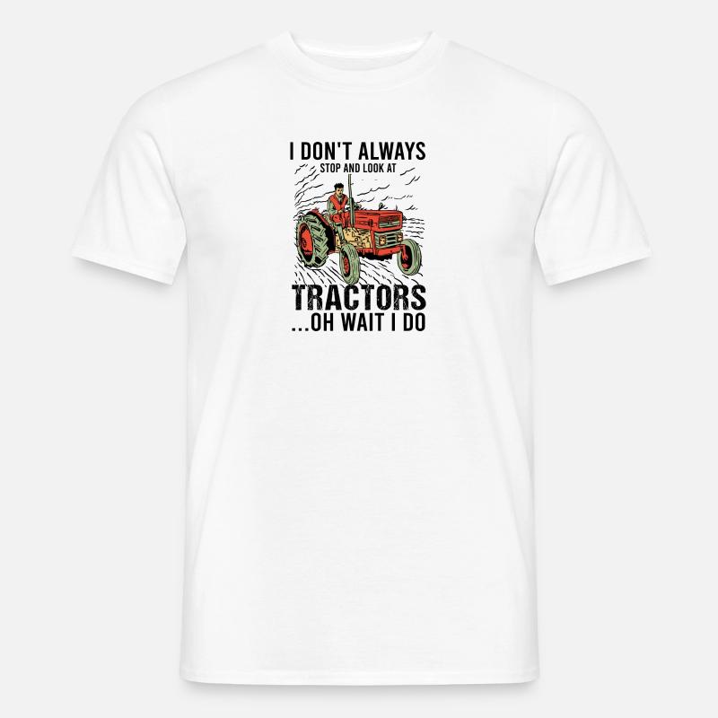 Tractor Pulling Tractor Driver Tractor Puller - Männer T-Shirt - Weiß