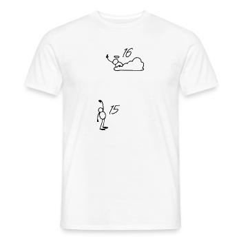16 Year Old 16th Anniversary Gift - 16 Year Old - Men's T-Shirt - white - Front - AI Model Male 178 dark (178cm)