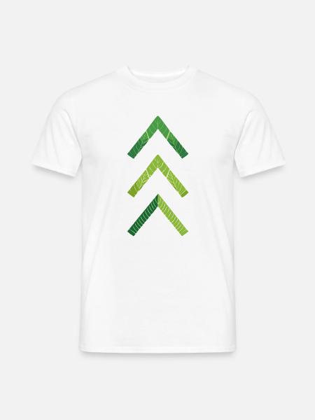 Pfeile des Down-Syndrom-Stammes - Männer T-Shirt - Weiß