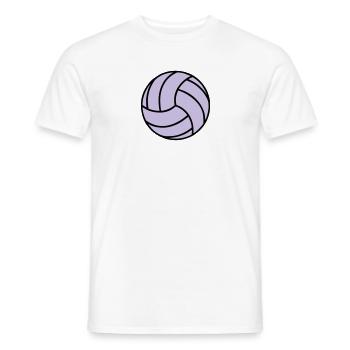 Volleyball 2 colors - Männer T-Shirt - Weiß - Vorne - AI Model Male 178 dark (178cm)