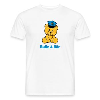 Bulle Bär - Männer T-Shirt - Weiß - Vorne - AI Model Male 178 dark (178cm)