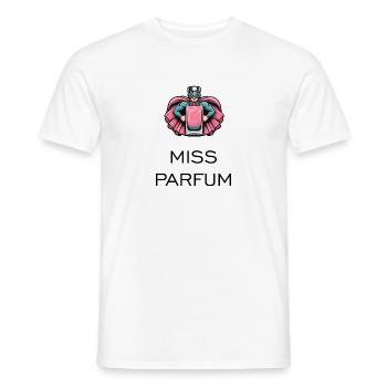 Miss Parfum - Superheldin - Männer T-Shirt - Weiß - Vorne - AI Model Male 178 dark (178cm)