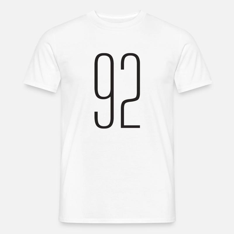 92 - Männer T-Shirt - Weiß