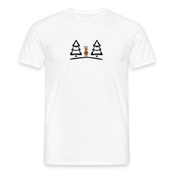 rudolf de rennes - T-shirt homme - blanc - Devant - AI Model Male 178 dark (178cm)