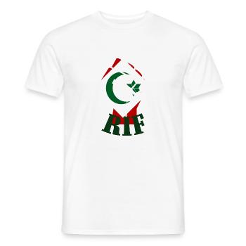 RIF - Männer T-Shirt - Weiß - Vorne - AI Model Male 178 dark (178cm)