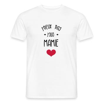Großmütter / Oma / Mami / Großmutter / Mamy - Männer T-Shirt - Weiß - Vorne - AI Model Male 178 dark (178cm)