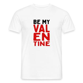 Soyez ma Saint-Valentin - T-shirt homme - blanc - Devant - AI Model Male 178 dark (178cm)