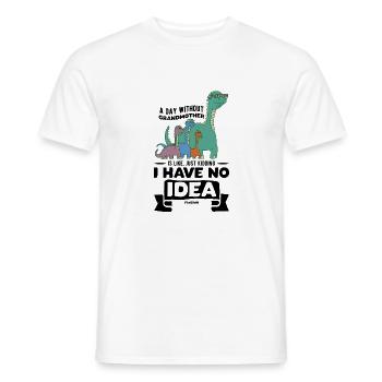 A Day Without Grandmother Is Like Just Kidding I H - Men's T-Shirt - white - Front - AI Model Male 178 dark (178cm)
