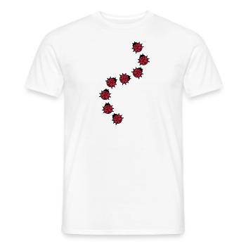 Ladybug - Men's T-Shirt - white - Front - AI Model Male 178 dark (178cm)