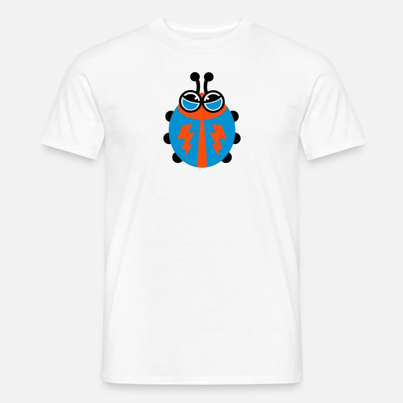 Kaefer (Blitz) - Männer T-Shirt - Weiß