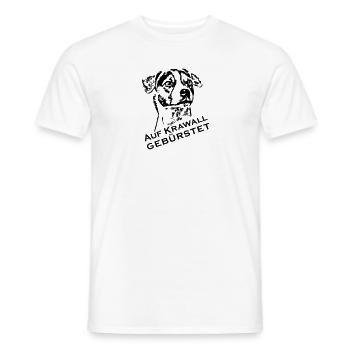 Parson Terrier - Männer T-Shirt - Weiß - Vorne - AI Model Male 178 dark (178cm)