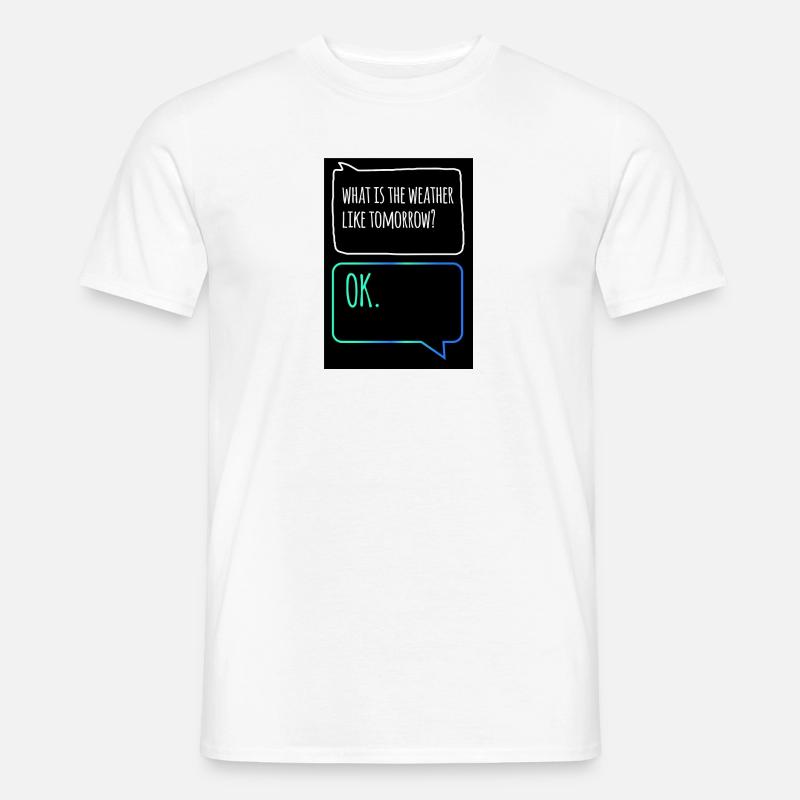 Sprachassistent 2 - Männer T-Shirt - Weiß