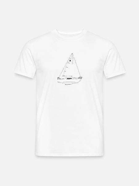 Neptun 22 Riss - Männer T-Shirt - Weiß