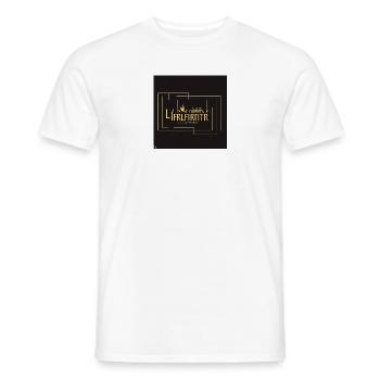 clean design - Men's T-Shirt - white - Front - AI Model Male 178 dark (178cm)
