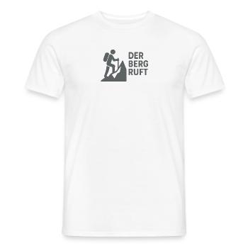Der Berg ruft - Männer T-Shirt - Weiß - Vorne - AI Model Male 178 dark (178cm)