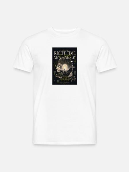 Right Time New Energy - Men's T-Shirt - white
