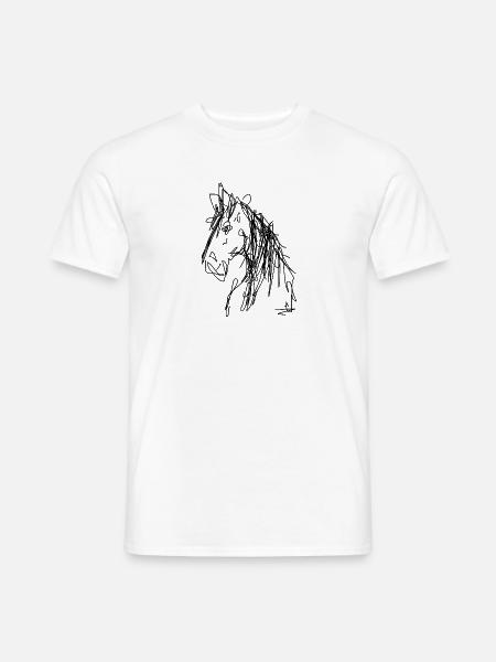 trans_pferd - Männer T-Shirt - Weiß